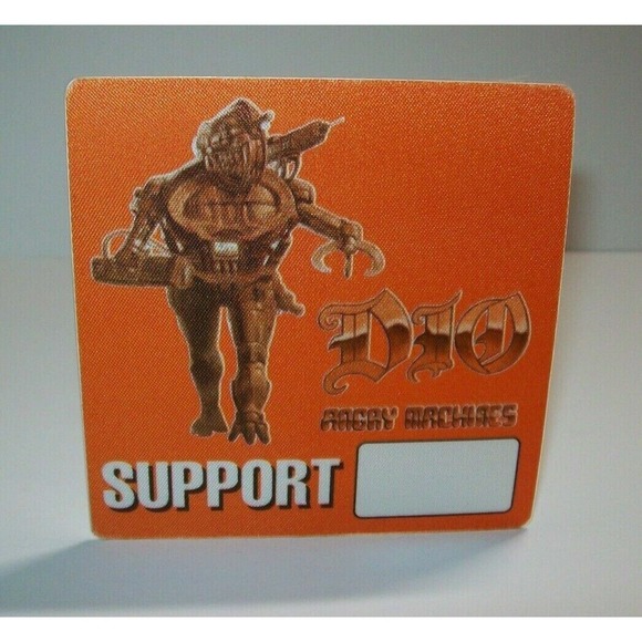 Dio Backstage Pass Original 1996 Concert Tour Heavy Metal Angry Machines Support - Picture 1 of 3